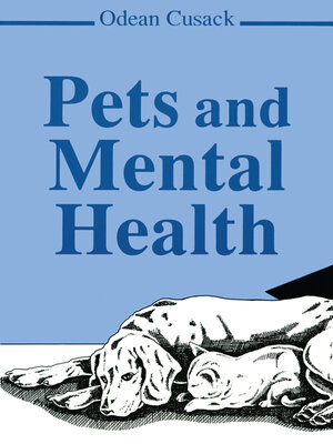 cover image of Pets and Mental Health